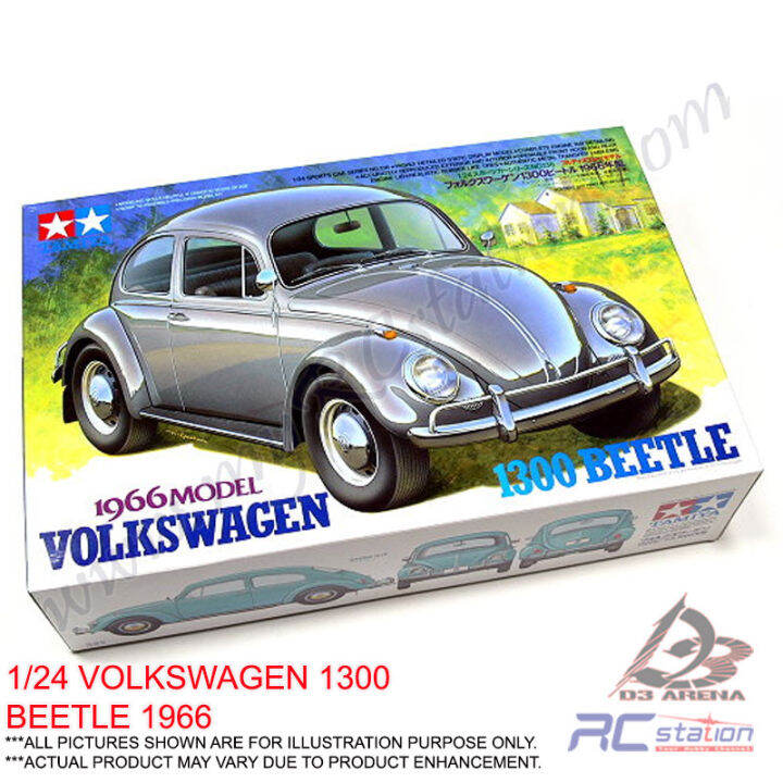 Tamiya Model #24136 - 1/24 Volkswagen 1300 Beetle 1966 [24136] | Lazada