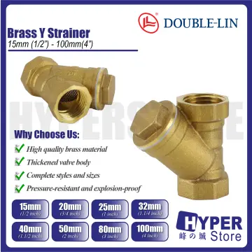 G3/4 Y Shape 2 Way Brass Hose Splitter With Water Faucet Ball