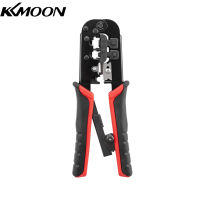 KKmoon Ratcheting Crimping Tool 3 In 1 Multifunction Wire Crimpers Stripper Cut-Ter,8P 6P Network Line โทรศัพท์ Wire Crimping Cable Stripping Cutting Electrician Hand Tool