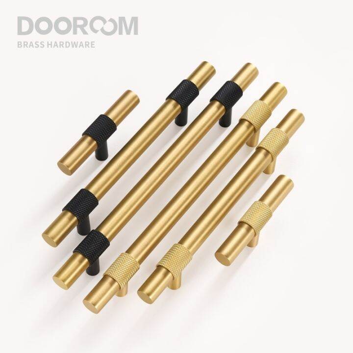 dooroom-brass-furniture-handles-modern-knurling-black-gold-pulls-wardrobe-dresser-cupboard-cabinet-drawer-shoe-box-knobs