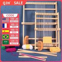 【DT】hot！ QJH Large Weaving Loom Frame Learn To Weave Earthy Tapestry Wall With and Tools