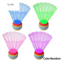 ลูกบอล PE ไนลอนสีรุ้งสำหรับกีฬาแบดมินตันเกม HERWK 10ชิ้น