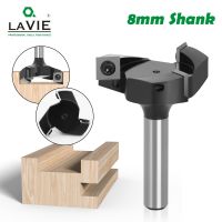 LAVIE 8mm Shank ใบมีดแบบถอดเปลี่ยนได้ Planing Bit Face End Milling Cutter แทรกสปอยบอร์ดสไตล์ CNC Surfacing Router Bits สําหรับไม้