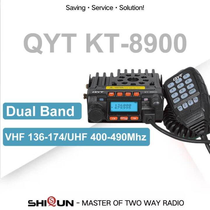 QYT KT8900 Mini Mobile Radio Base Station 25W Long Range 20 KM Dual
