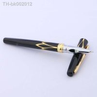 ✓ HERO Classic GOLDEN and black red Trim F Nib Fountain Pen School Student Office Gifts Stationery