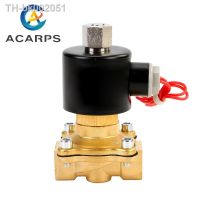 ♂﹍☞ 1/4 1/2 3/4 1 2Way Electric Water Valve 220VAC 24VDC 12VDC 24VAC 110VAC Normally Open Solenoid Valve Brass