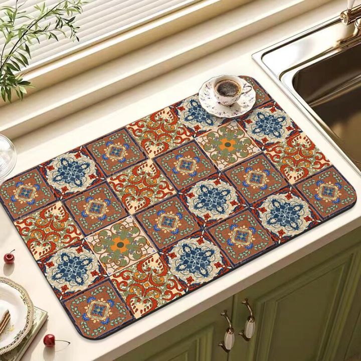 kitchen-absorbent-drain-pad-dish-drying-mat-tableware-draining-pad-spices-printed-tableware-placemat-kitchen-decoraction-mat