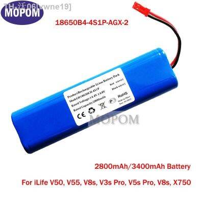 14.8V 3400mAh Battery 18650B4-4S1P-AGX-2 for iLife V50 V55 V8s V3s Pro for ZACO V3 V40 V5s Pro V5x for Gutrend joy 95 fun 120 [ Hot sell ] vwne19