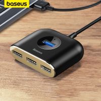 Baseus USB HUB USB3.0 to USB3.0*1+USB2.0*3 for MacBook Pro Air 2020 USB 2.0 HUB LED USB Splitter for Huawei Notebook HUB