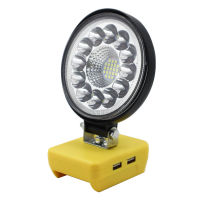 4นิ้วรถ LED ไฟทำงานไฟฉายไฟฟ้า Spotlight สำหรับ Dewalt XR FlexVolt 18V 20V 60V Li-Ion แบตเตอรี่ USB