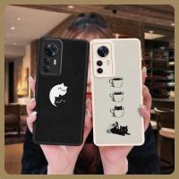 creative simple Phone Case For Xiaomi Redmi K50 Ultra/Xiaomi 12T/12T Pro soft shell Cartoon leather youth advanced cute