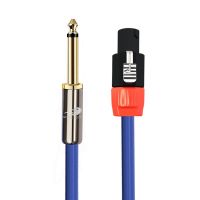 NL4FC 4 Pole Speakon to MONO 6.35mm 1/4 Inch TS Jack Speaker Cable for Amplifier Professional Stage OFC Cable 1M 2M 3M 5M 8M 12M