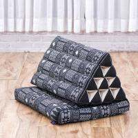 Leewadee 1-Fold Mat with Triangle Cushion หมอนอิงสามเหลี่ยม1พับ หมอนอิงติดเบาะรองนั่ง เบาะอิงสำหรับห้องนั่งเล่น