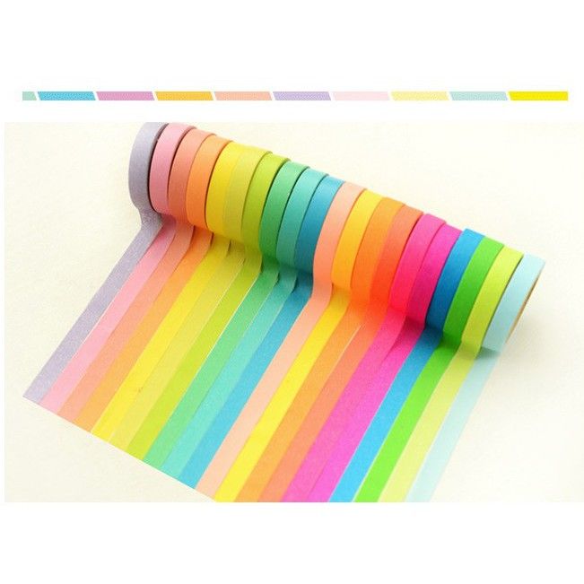 ginflash-10pcs-wholesales-colorful-ing-tape-scrapbook-decorative-paper-adhesive-tools
