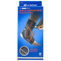 LP SUPPORT 528 ผู้ชาย/ผู้หญิง สนับข้อเท้า ปลอกข้อเท้า ที่รัดข้อเท้า ซัพพอร์ท พยุง รัด กล้ามเนื้อ บาดเจ็บ ANKLE SUPPORT WITH PLASTIC STAY