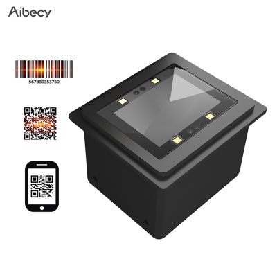 Aibecy เครื่องสแกนบาร์โค้ดแบบฝัง,เครื่องอ่านบาร์โค้ด1D/2D /Qr เชื่อมต่อ USB รองรับการควบคุมคำสั่งใช้กับ Windows สำหรับเครื่องประตูการตรวจสอบตั๋วโทรศัพท์มือถือ