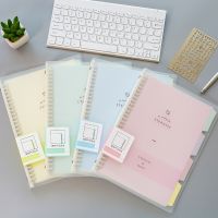 High Quality B5 A4 A5 Binder Notebook Loose Leaf Spiral Notebook Paper Diary Removable Simple Thickened Coil Shell Notebook Note Books Pads