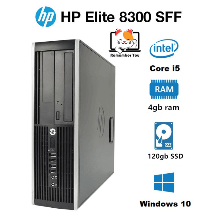 HP Compaq Elite 8300 SFF Desktop (Intel Core i5-3rd Gen / 4GB RAM