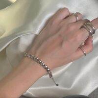 coeur bracelet สร้อยข้อมือเงินแท้ ปรับความยาวได้