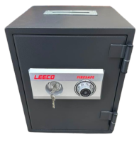 ตู้เซฟ ตู้บริจาค ตู้เซฟเจาะรู กันไฟ ตู้นิรภัย leeco รุ่น NES-7 (รุ่นเจาะรู) น้ำหนัก 25 kg.