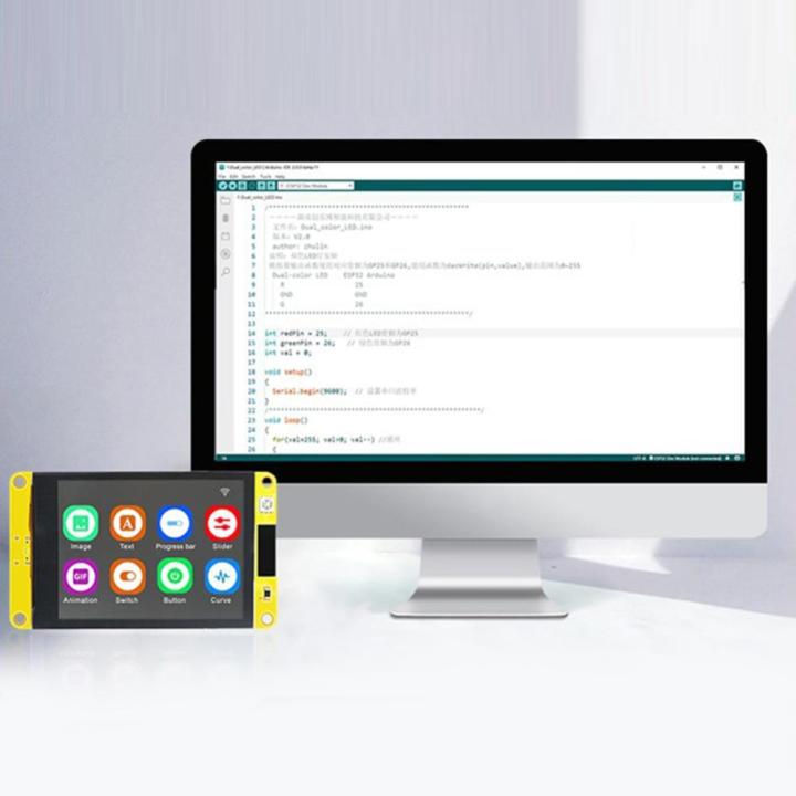 esp32-esp-wroom-32บอร์ดพัฒนา-cpu-แบบ-dual-core-ไอพีเอสทีเอฟทีโมดูล-lcd-rgb-3-5นิ้ว-rgb-จอแสดงผลอัจฉริยะแบบ-capacitive-resistive-touch