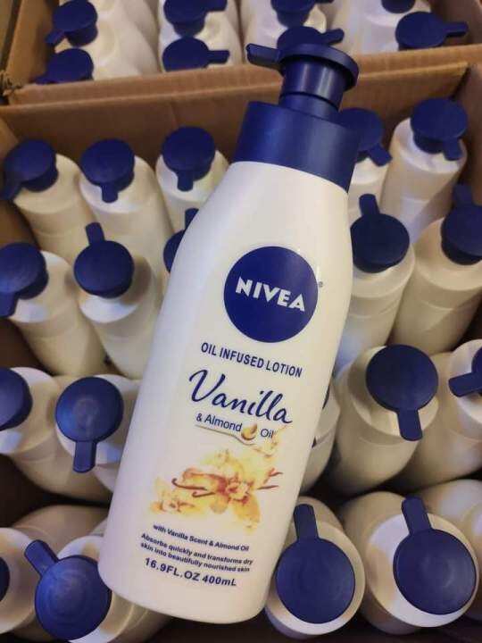 nivea lotion vanilla & almond oil 400ml Lazada PH