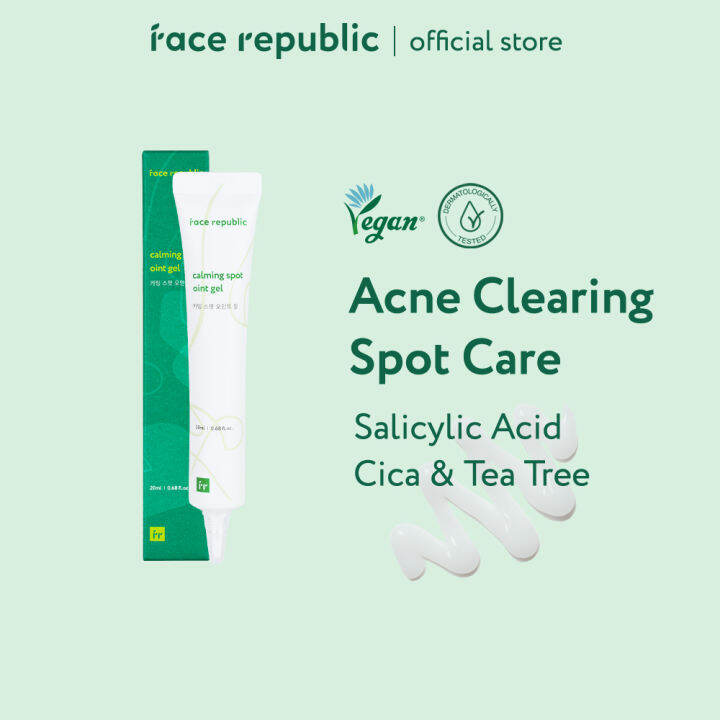 Face Republic Calming Spot Oint Gel Vegancertified 20mL Lazada