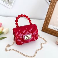 New Style Childrens Shoulder Bag Symphony Color ins Influencer Texture Cross-Body Mini Parent-Child Small Square Girl 【AUG】