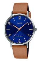 Casio Standard นาฬิกาข้อมือผู้หญิง สายหนัง รุ่น LTP-VT01,LTP-VT01L,LTP-VT01L-2B2 - สีน้ำตาล