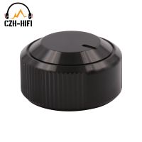 Holiday Discounts 1PC Audio Potentiometer Knob 30X16mm CNC Machined Solid Aluminum Volume Control Knob For CD Player Amplifier DAC Radio Speaker