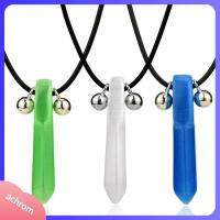 ACHROM Choker เครื่องประดับหนังจี้เทอร์ควอยซ์สร้อยเรซินนารูโตะคอสเพลย์