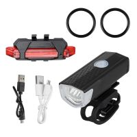 Rechargeable Bike Front Bicycle Lights Front Back Rear Taillight MTB Road Bike Headlight Bicycle Accessories Ciclismo Фонарик Lights Reflectors