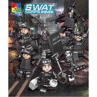 HOT!!!▽☄ pdh711 WOMA C0500 SWAT CORP BUILDING BLOCKS SET 12 IN 1