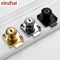 Desk Drawer Locks Furniture Drawer Locker High Quality Square Tongue Cabinet Lock Zinc Alloy Aafety Lock With Lock