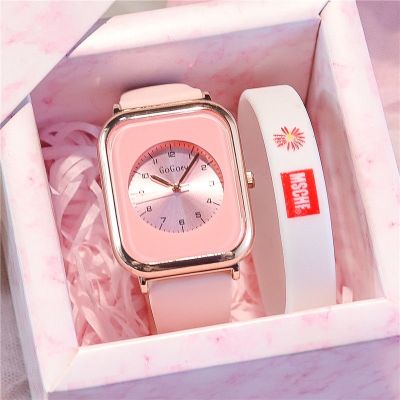 2023 new small fragrance style square watch womens simple temperament fashion high-end design sense ins high-value womens watch