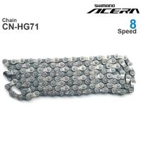 SHIMANO ACERA HG71 8v Chains - 8-Speed - HYPERGLIDE - MTB Chain 114L Original bicycle parts also rated for E-BIKE use