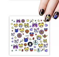 Nail Tatto การ์ตูน สวย น่ารัก แทททู ติดเล็บ สติกเกอร์เล็บแบบลอกน้ำ รวมลายการ์ตูน น่ารักทุกลาย