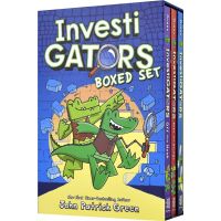 Investigators Boxed Set crocodile scout 3 boxed English Bridge book chapter book funny comic book independent reading English extracurricular books 7-9 years old English original books