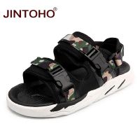 Men Leather Sandals Fashion Shoes Cheap Beach Male