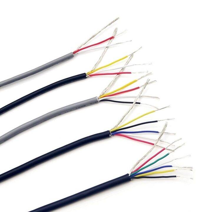 shielded-wire-28awg-signal-cable-2-3-4-5-6-7-8-core-pvc-insulated-channel-audio-line-headphone-copper-control-shield-wire-ul2547