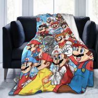 【In Stock  Super Mario Ultra-Soft Micro Fleece Blanket personalized printing patterns, fashion, warmth, soft blankets, bed and sofa blankets