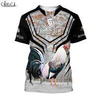 Newest Popular Animal Rooster T-shirt Women Men Tee Tops 3D Print Casual Short Sleeve Fashion