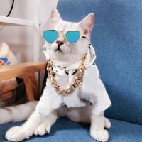 ZZOOI Cat Sunglasses Dog Glasses Pet Accessories Pet Glasses Vintage Headwear Eye Wear Glasses Pet Photos Props Accessories Lovely