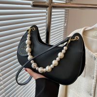 Minority design pearl chain bag womens summer 2022 new trendy fashion popular underarm bag high-level messenger bag 【APR】