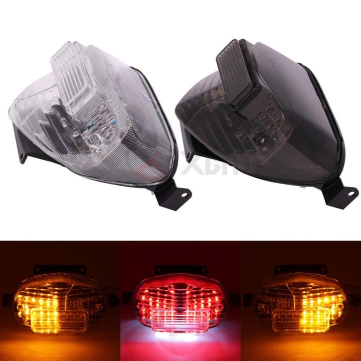 Motorcycle Tail Light ke Turn Signals Integrated LED Light For Suzuki ...