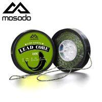 Mosodo 10M Carp Fishing Leader Line Leadcore Camo Green Lead Core 25LB 35LB 45LB Hair Rigs 12 Strand Braided Wires 10 Meters