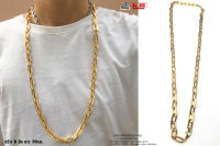 สร้อยคอโซ่ใหญ่ทอง 8มิล ยาว80เซน สร้อยคอโซ่ เลสสร้อยคอ เลสคอ necklace hiphop สแตนเลสแท้ Stainless แฟชั่นชาย แฟชั่นผู้หญิง 316l allacc