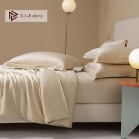 【hot】♣☏ Liv-Esthete Silk Set Kinig Duvet Cover Pillowcase Bed Sheet Bedspread Textiles