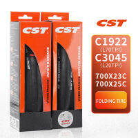 CST Road จักรยานพับยาง700C จักรยาน C1922 C3045 Stab ป้องกันยาง700 * 23C 25C 170TPI สวมใส่ยางจักรยาน