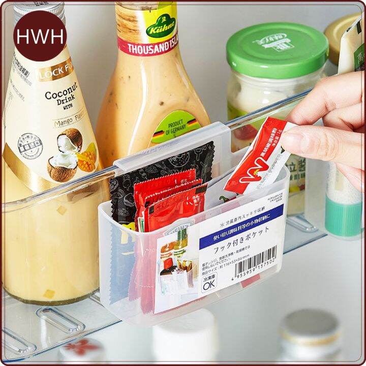 HWHOME Mini Fridge Hanging Organizer for Snacks Small Size